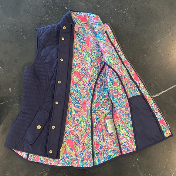 Lilly Pulitzer Quilted Vest - Picture 3 of 6
